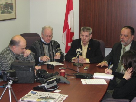 gilles with charlie and wayne marston newser