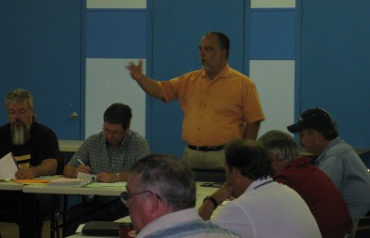 gilles speaks at steel meeting 2010