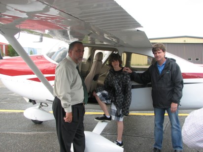 Gilles and young eagles plane