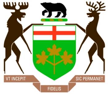 ontario coat of arms