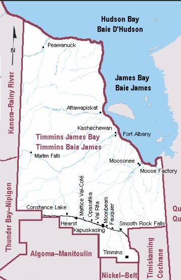 Riding of Timmins James Bay